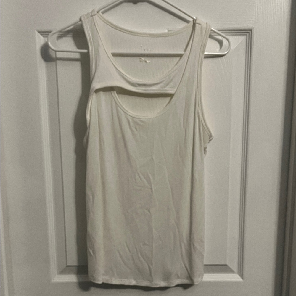 a new day Cream Tank Top